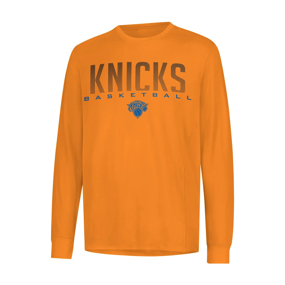 Ultra Game Youth NBA Official Supremely Soft Long Sleeve T-Shirt | New York Knicks