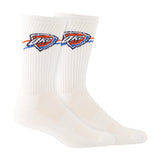 Ultra Game Boys NBA Official Athletic Cushioned Core Logo Team Crew Socks | Oklahoma City Thunder