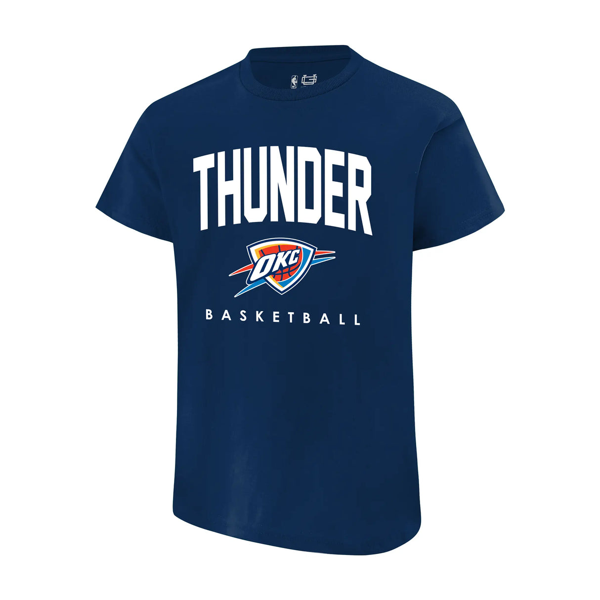 Ultra Game Youth NBA Official Arched Plexi Short Sleeve T-Shirt | Oklahoma City Thunder