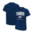 Ultra Game Youth NBA Official Arched Plexi Short Sleeve T-Shirt | Oklahoma City Thunder