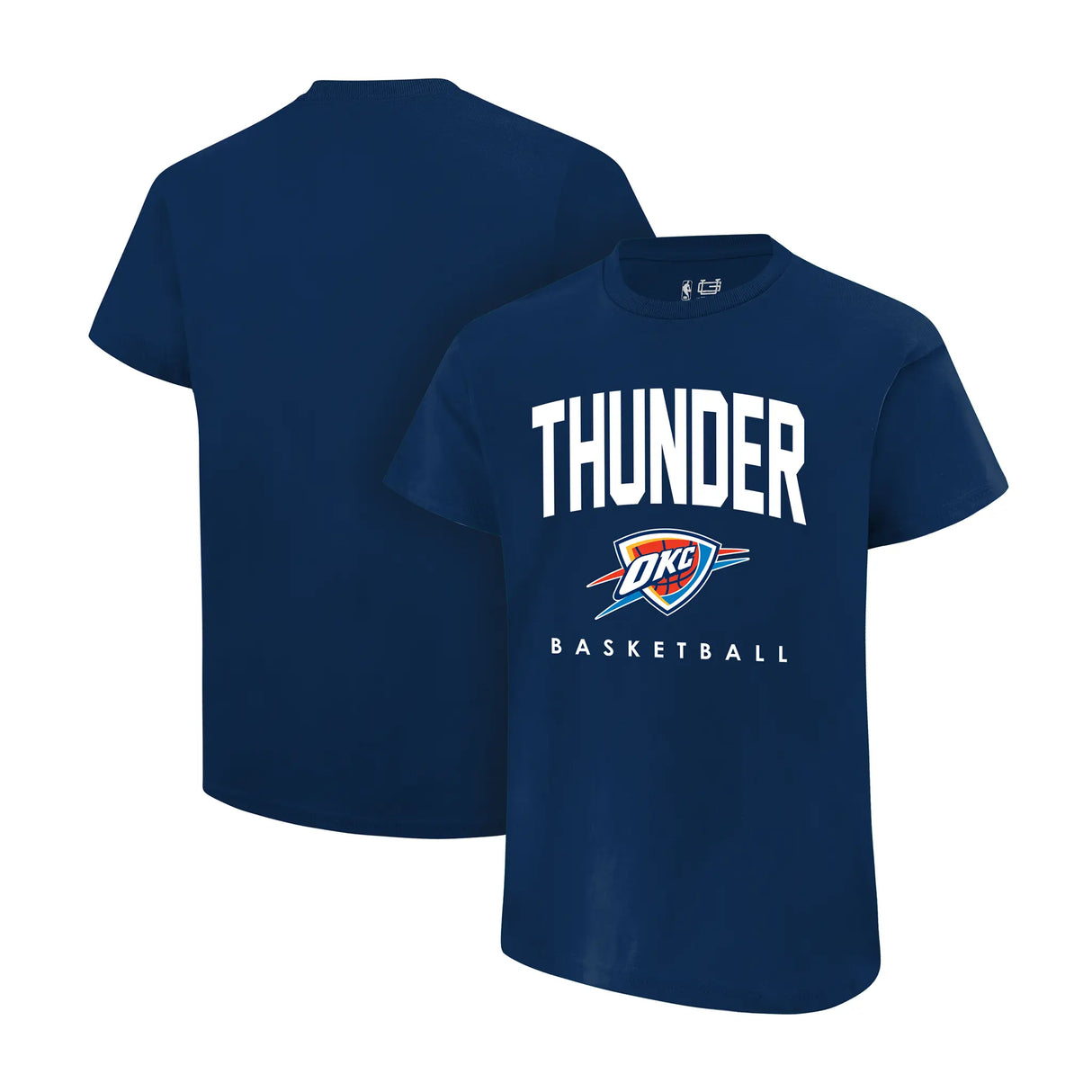 Ultra Game Youth NBA Official Arched Plexi Short Sleeve T-Shirt | Oklahoma City Thunder