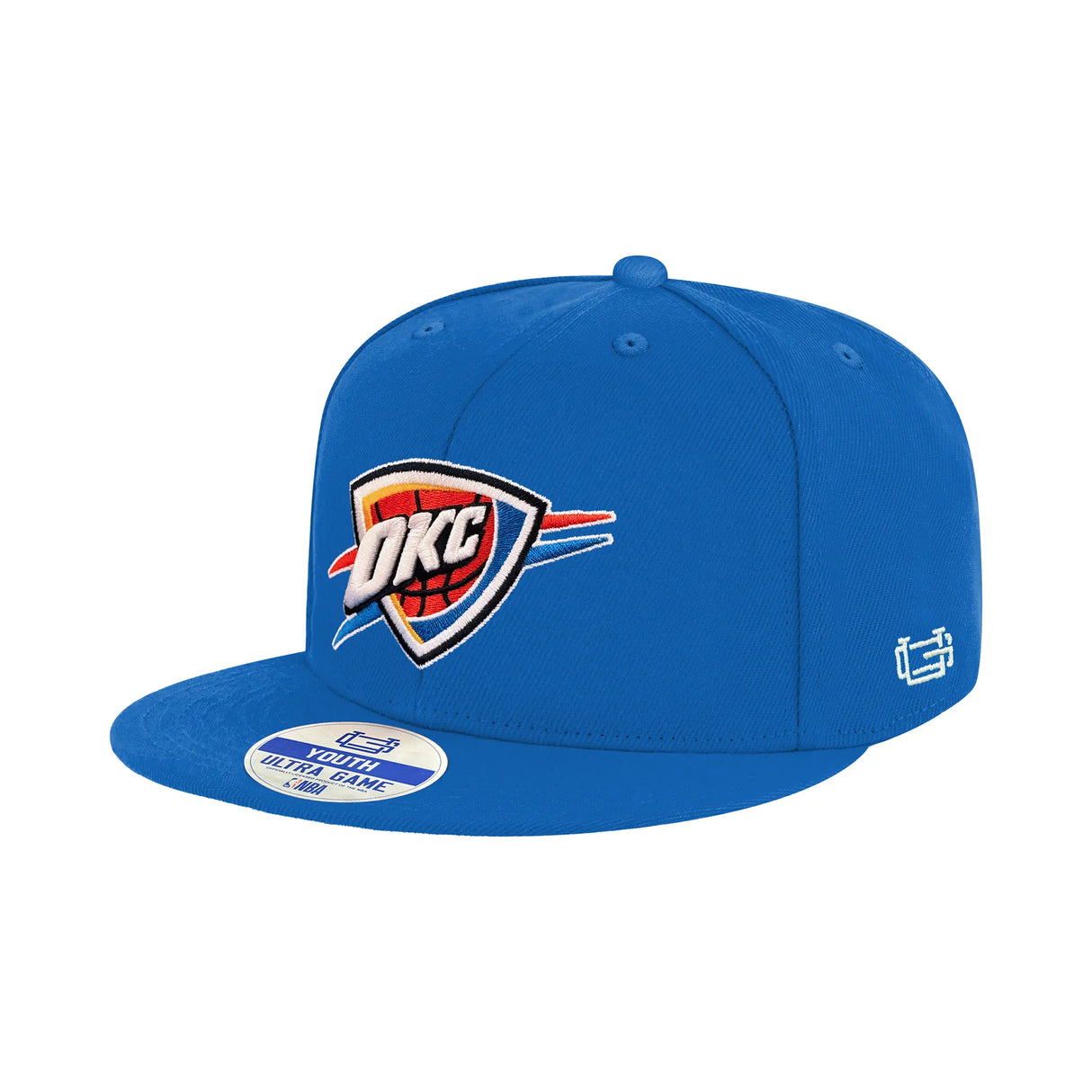 Ultra Game Youth NBA Official 8-20 Twill Snap Back Ultimate Baseball Cap Hat | Oklahoma City Thunder