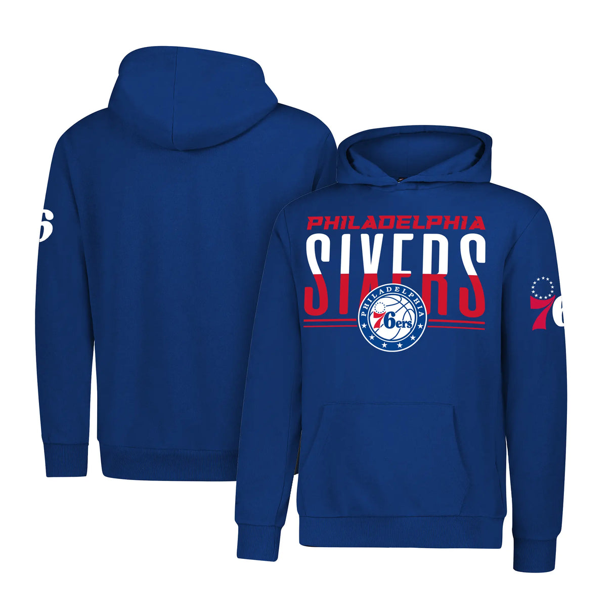 Ultra Game Youth NBA Official Standard Super Soft MVP Pullover Hoodie Sweatshirt | Philadelphia 76ers
