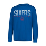 Ultra Game Youth NBA Official Supremely Soft Long Sleeve T-Shirt | Philadelphia 76ers