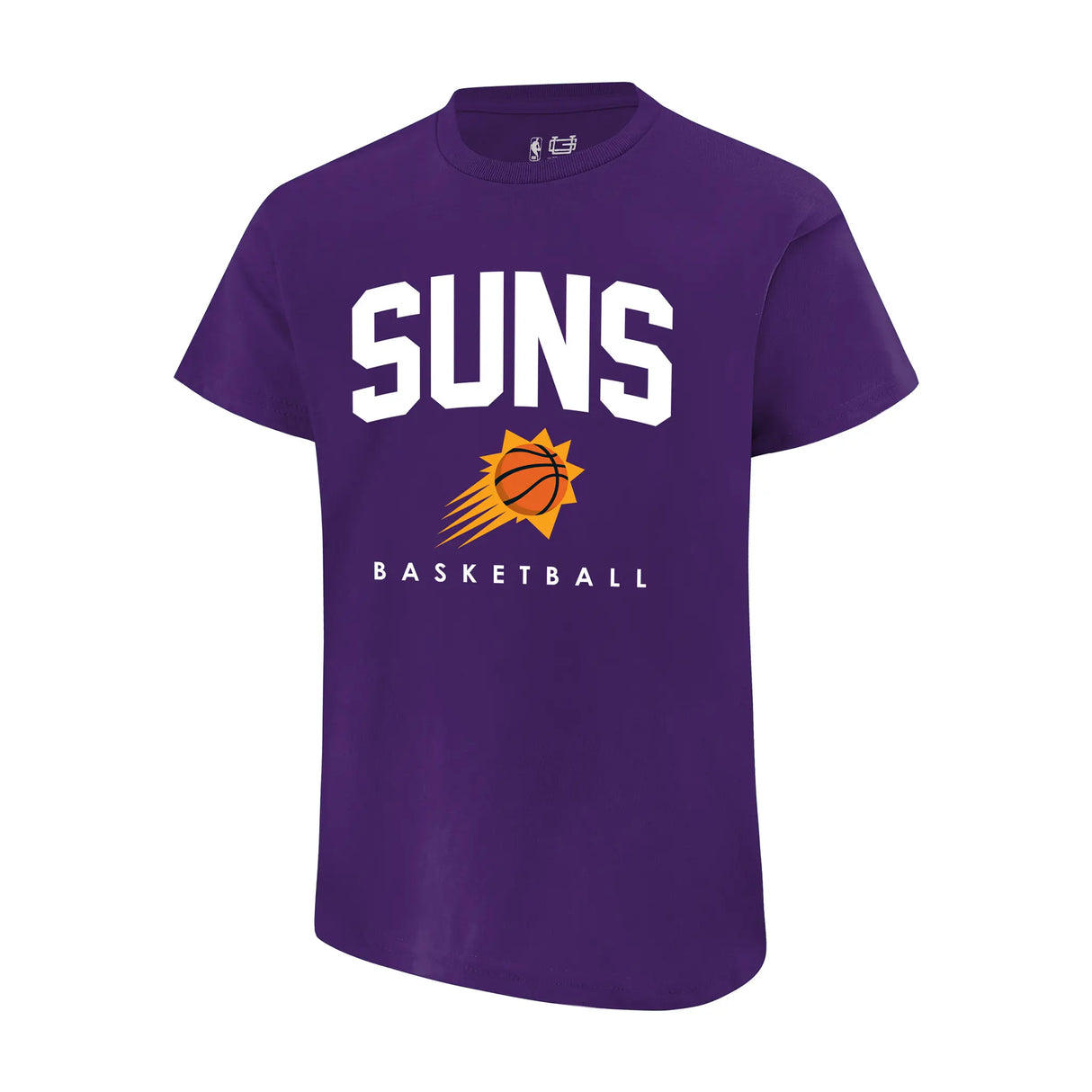 Ultra Game Youth NBA Official Arched Plexi Short Sleeve T-Shirt | Phoenix Suns