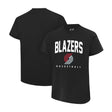 Ultra Game Youth NBA Official Arched Plexi Short Sleeve T-Shirt | Portland Trail Blazers