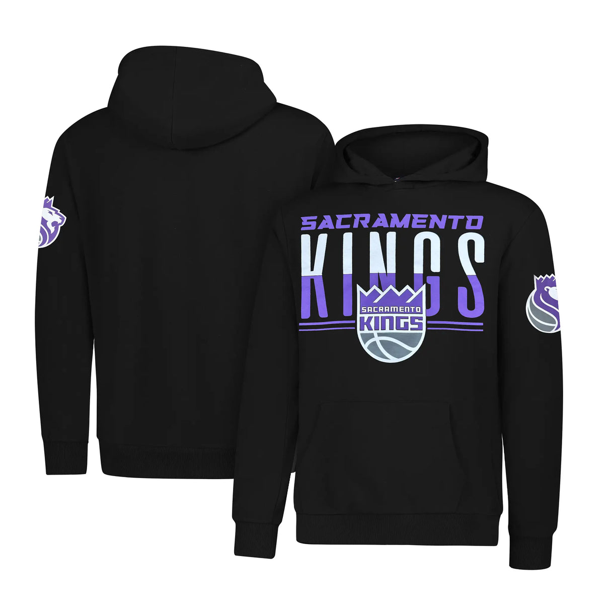Ultra Game Youth NBA Official Standard Super Soft MVP Pullover Hoodie Sweatshirt | Sacramento Kings
