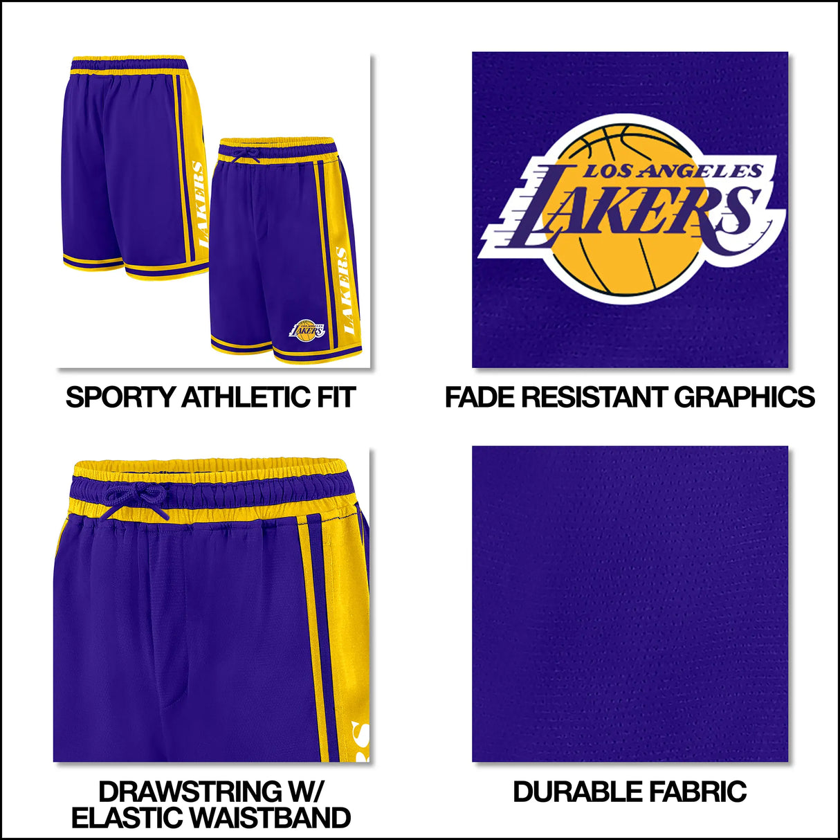 Ultra Game Boys NBA Official Soft Air Mesh Game Day Basketball Shorts - Classic Fit | Miami Heat
