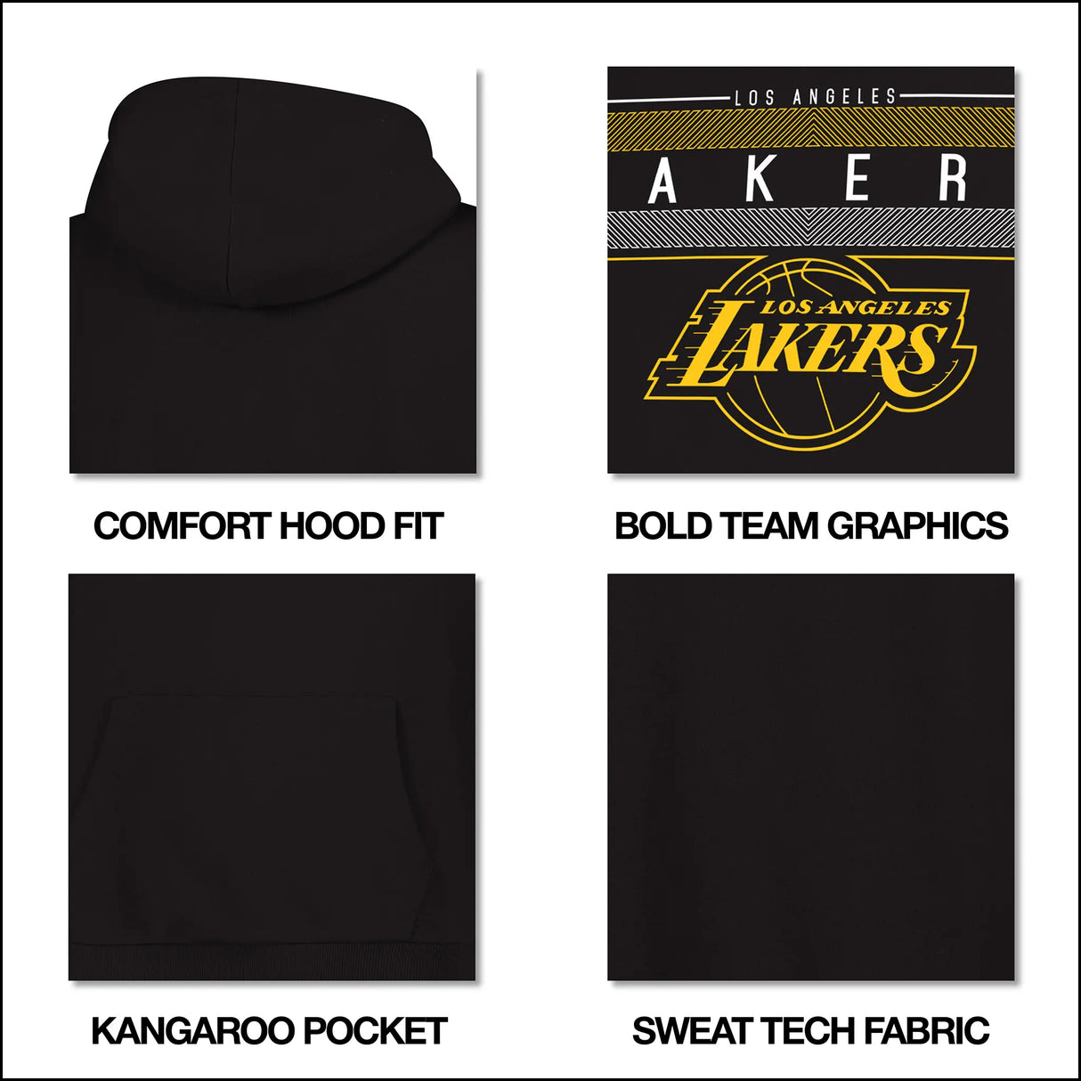 Ultra Game Boy's NBA Official Super Soft Midtown Hoodie Sweatshirt | Boston Celtics
