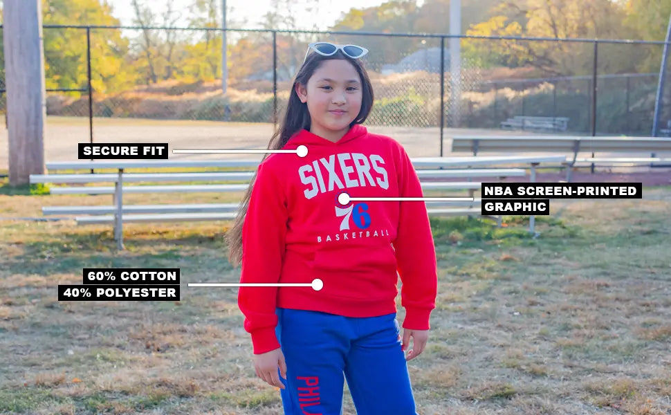 ultra game youth boys nba official team color super soft teamster hoodie sweatshirt banner 2