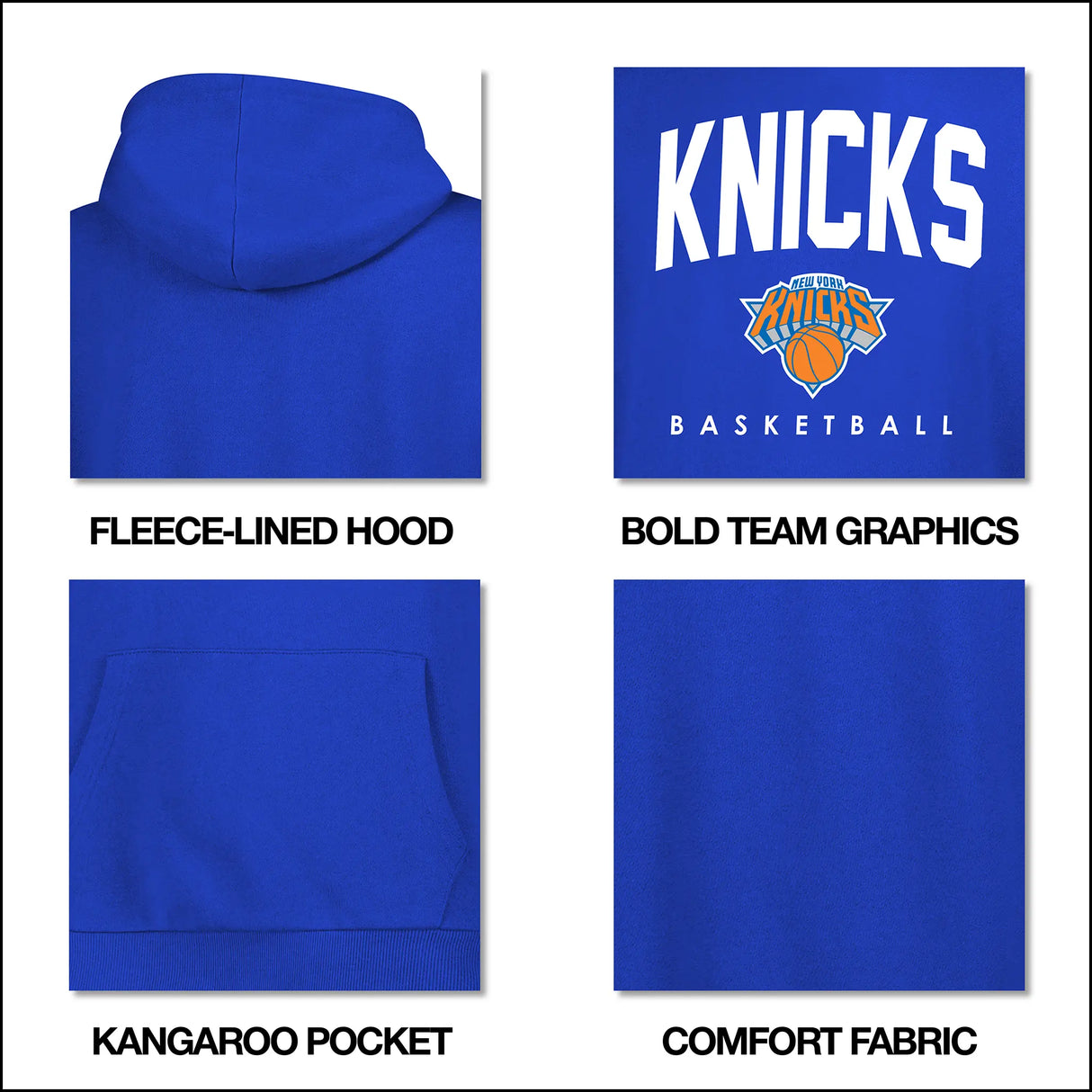 Ultra Game Boy’s NBA Official Super Soft Teamster Hoodie Sweatshirt | Orlando Magic