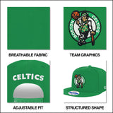 Ultra Game Youth NBA Official 8-20 Twill Snap Back Ultimate Baseball Cap Hat | Dallas Mavericks