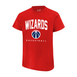 Ultra Game Youth NBA Official Arched Plexi Short Sleeve T-Shirt | Washington Wizards