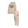 Ultra Game Youth NBA Official Super Soft Hoodie Sweatshirt and Sweatpants Joggers Set | New York Knicks