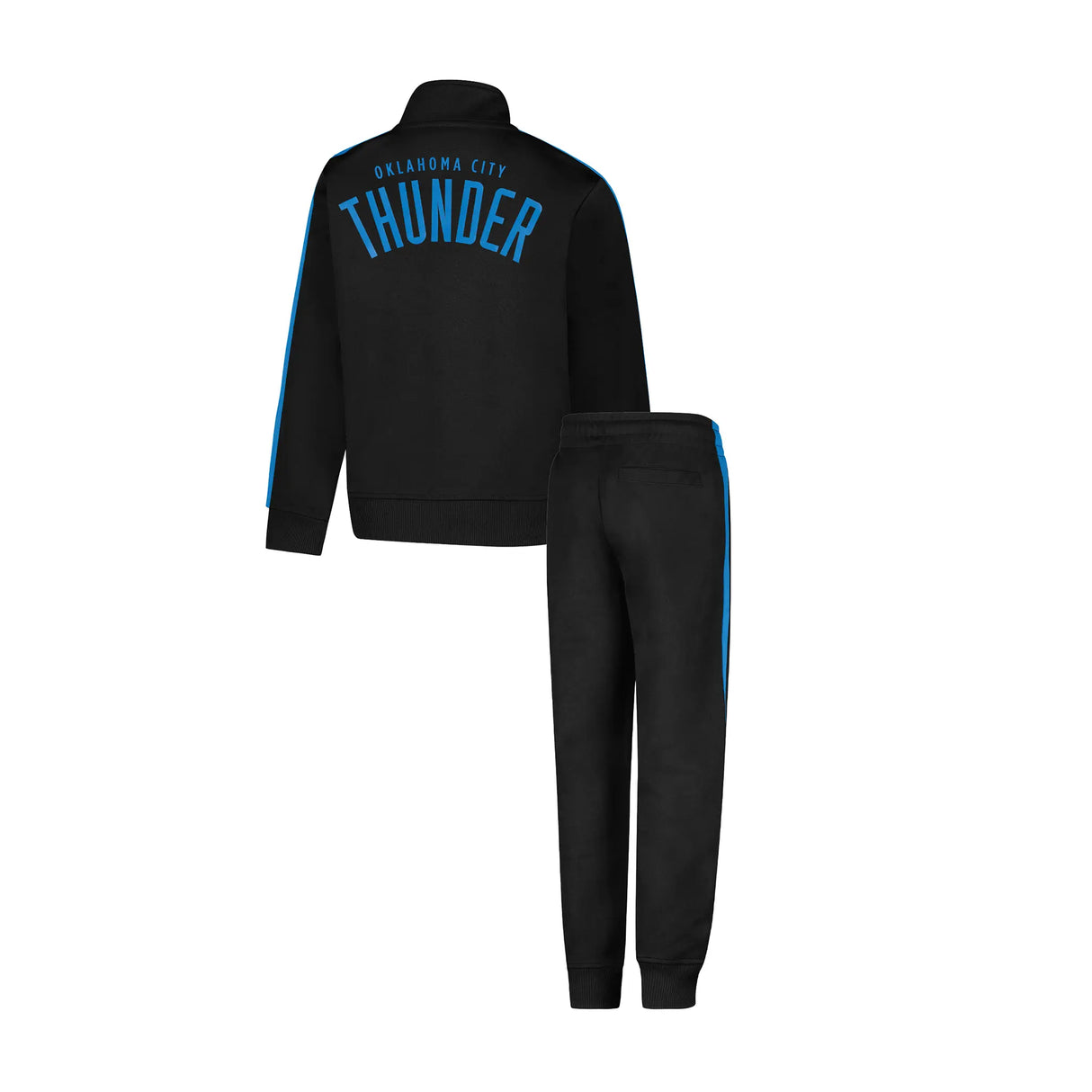 Ultra Game Youth NBA Official Super Soft Full Zip Active Track Jacket and Pants Set | Oklahoma City Thunder