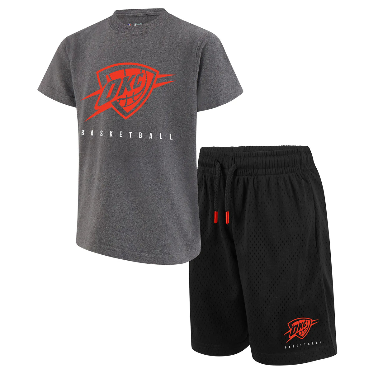 Ultra Game Boys NBA Official Super Soft T-Shirt & Basketball Shorts Set | Oklahoma City Thunder