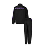 Ultra Game Youth NBA Official Super Soft Full Zip Active Track Jacket and Pants Set | Sacramento Kings