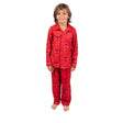Ultra Game Youth NBA Official 2-Piece Super Soft Button Down Pajamas Set | Chicago Bulls