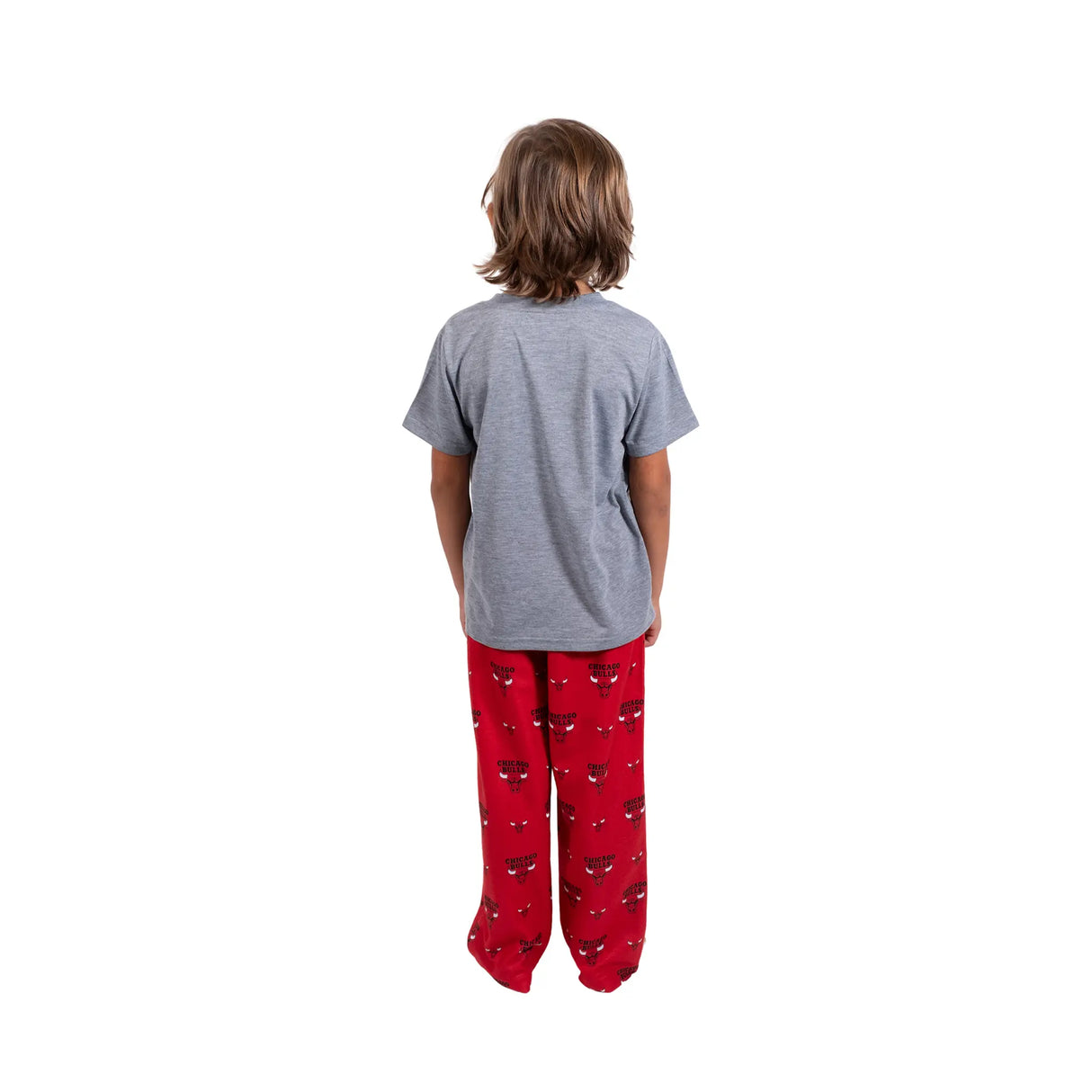Ultra Game Youth NBA Official 2-Piece PJs Lounge Pants & Tee Set | Chicago Bulls
