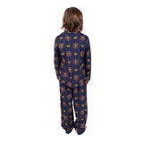 Ultra Game Youth NBA Official 2-Piece Super Soft Button Down Pajamas Set | Denver Nuggets
