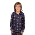 Ultra Game Youth NBA Official 2-Piece Super Soft Button Down Pajamas Set | Denver Nuggets