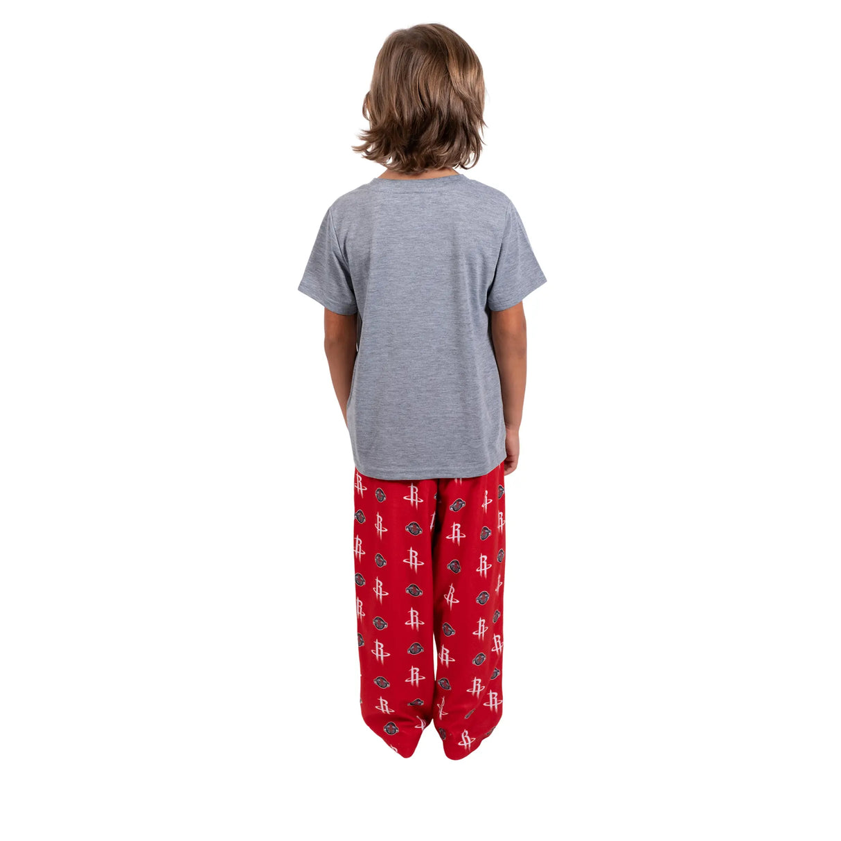 Ultra Game Youth NBA Official 2-Piece PJs Lounge Pants & Tee Set | Houston Rockets