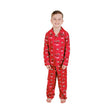 Ultra Game Youth NBA Official 2-Piece Super Soft Button Down Pajamas Set | Miami Heat