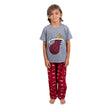 Ultra Game Youth NBA Official 2-Piece PJs Lounge Pants & Tee Set | Miami Heat