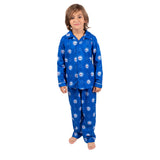 Ultra Game Youth NBA Official 2-Piece Super Soft Button Down Pajamas Set | Philadelphia 76ers