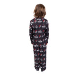 Ultra Game Youth NBA Official 2-Piece Super Soft Button Down Pajamas Set | Portland Trail Blazers