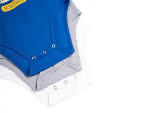 ultra game youth nba official assorted color baby super soft cotton 3 pack creeper bodysuit feature 4