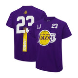Ultra Game Youth NBA Official Super Soft Fly High Players T-Shirt | Los Angeles Lakers - Lebron James