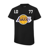 Ultra Game Youth NBA Official Super Soft Fly High Players T-Shirt | Los Angeles Lakers - Luka Dončić, Black