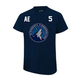 Ultra Game Youth NBA Official Super Soft Fly High Players T-Shirt | Minnesota Timberwolves - Anthony Edwards