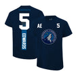Ultra Game Youth NBA Official Super Soft Fly High Players T-Shirt | Minnesota Timberwolves - Anthony Edwards