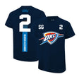 Ultra Game Youth NBA Official Super Soft Fly High Players T-Shirt | Oklahoma City Thunder - Shai Gilgeous