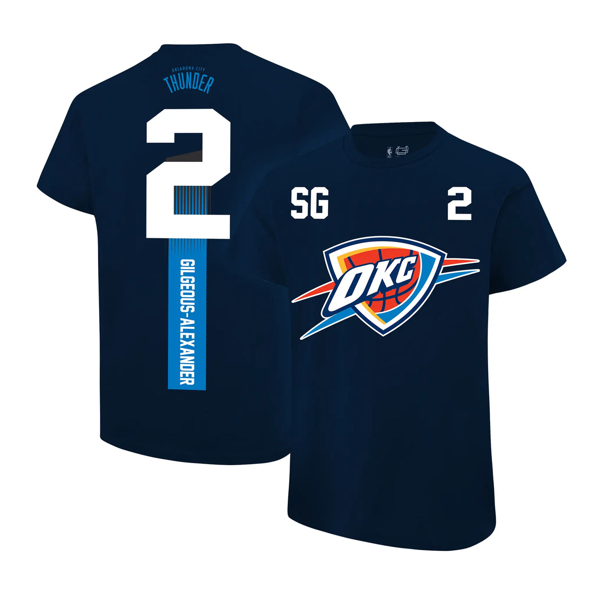 Ultra Game Youth NBA Official Super Soft Fly High Players T-Shirt | Oklahoma City Thunder - Shai Gilgeous