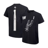 Ultra Game Youth NBA Official Super Soft Fly High Players T-Shirt | San Antonio Spurs - Victor Wembanyama