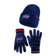 Ultra Game Youth NFL Official Super Soft Marl Knit Winter Beanie Knit Hat with Extra Warm Touch Screen Gloves