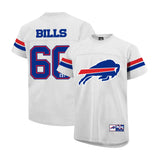 Ultra Game Youth NFL Official Super Soft Mesh Jersey T-Shirt | Buffalo Bills