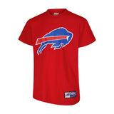 Ultra Game Youth NFL Official Super Soft T-Shirt & Hoodie Sweatshirt Set (Sizes 8 to 18-20) | Buffalo Bills