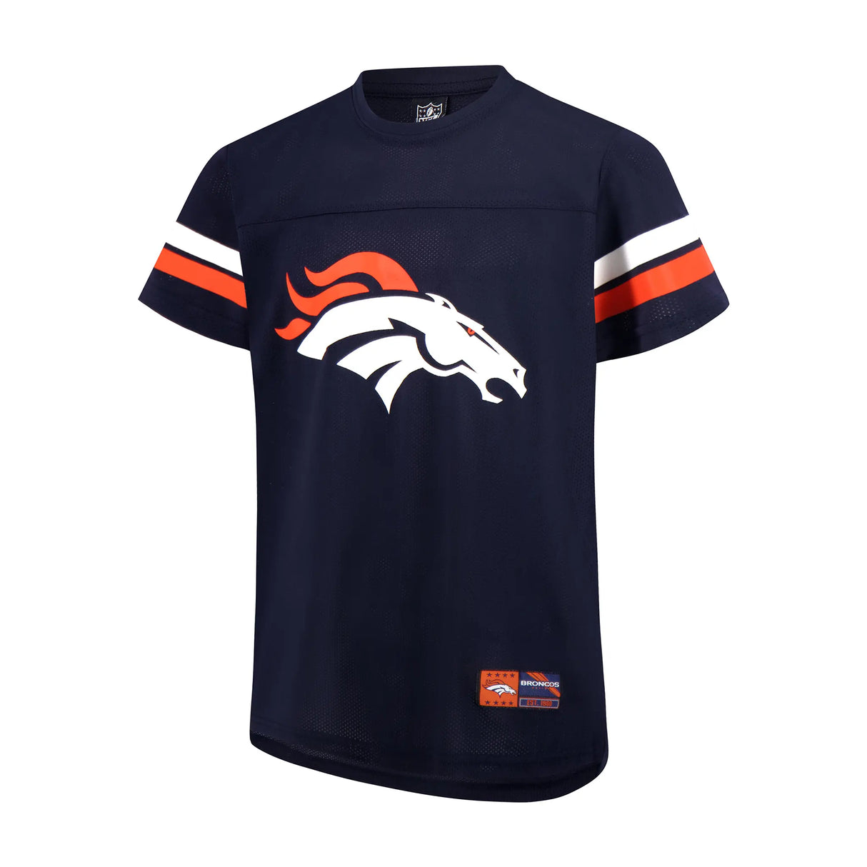 Ultra Game Youth NFL Official Super Soft Mesh Jersey T-Shirt | Denver Broncos