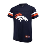 Ultra Game Youth NFL Official Super Soft Mesh Jersey T-Shirt | Denver Broncos