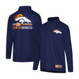 Ultra Game Youth NFL Official Super Soft Quarter Zip Long Sleeve T-Shirt | Denver Broncos