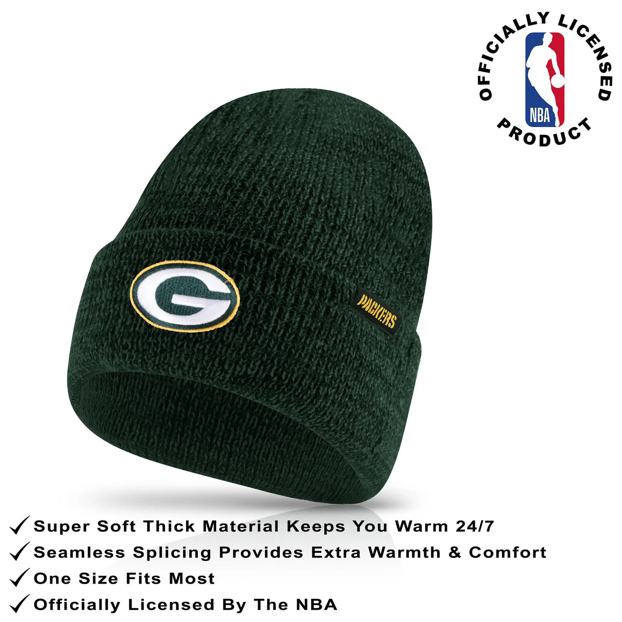 Ultra Game Youth NFL Official Super Soft Marl Knit Winter Beanie Knit Hat with Extra Warm Touch Screen Gloves