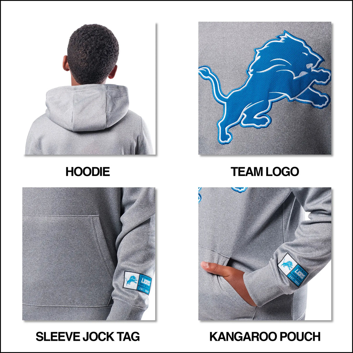 Ultra Game Youth NFL Official Super Soft Premium Hoodie Sweatshirt | Buffalo Bills