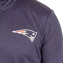 ultra game youth nfl official heather gray super soft quarter zip long sleeve t shirt feature 4