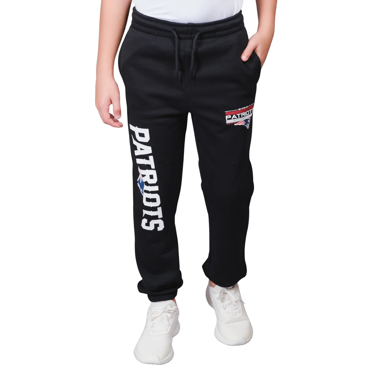Ultra Game Youth NFL Official Super Soft Jogger Sweatpants | New England Patriots