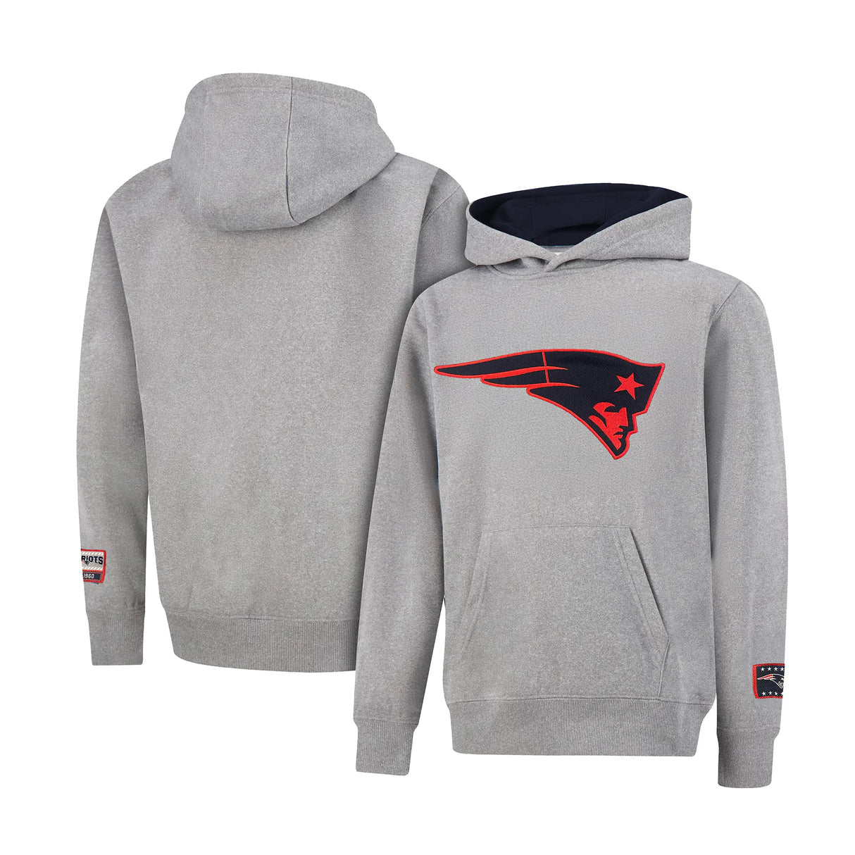 Ultra Game Youth NFL Official Super Soft Premium Hoodie Sweatshirt | New England Patriots