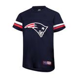 Ultra Game Youth NFL Official Super Soft Mesh Jersey T-Shirt | New England Patriots